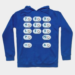 Elevator Panel Buttons Art Gift Hoodie